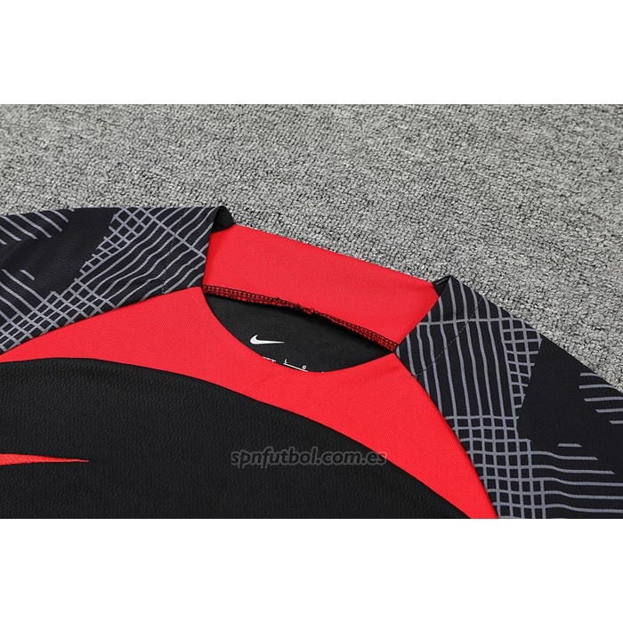 Chandal del Liverpool Manga Corta 2022-2023 Negro - Pantalon Corto